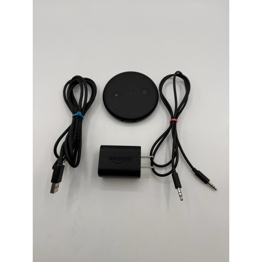 Amazon Echo Input C1125P Alexa Bluetooth with Power Supply and Audio Cable